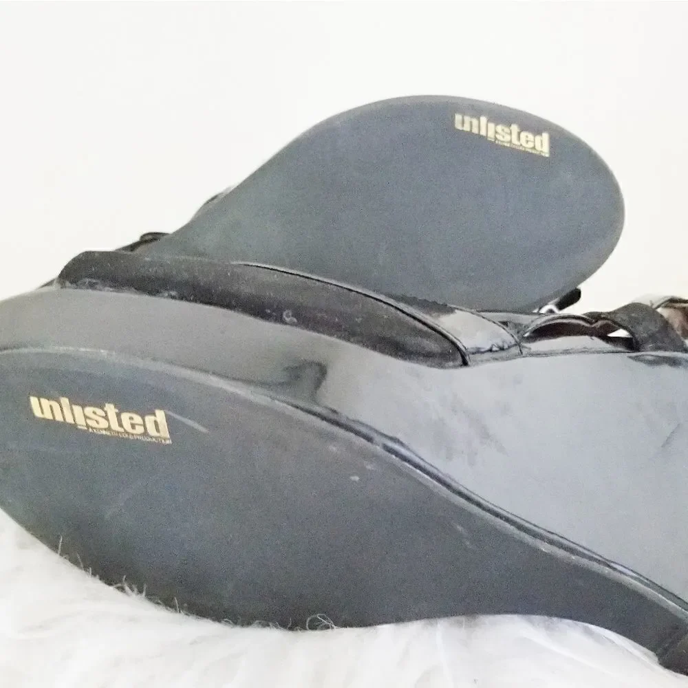 Unlisted Mary Jane style wedge shoe